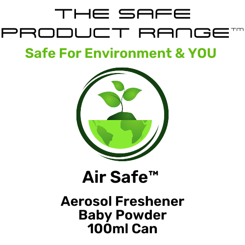 Air Safe™ Baby Powder Scented Aerosol Freshener 100ml Can | HHMS