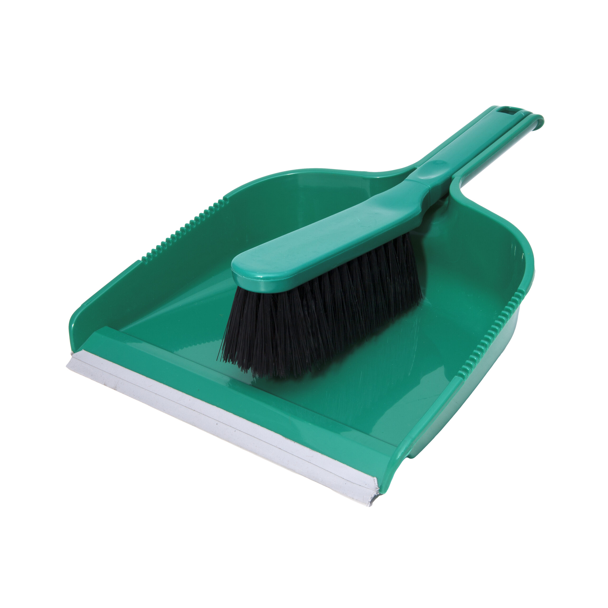 Colour Coded Dustpan & Brush Set Green | HHMS